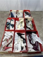 Assortment of high heels by Charles Jourdan, most
