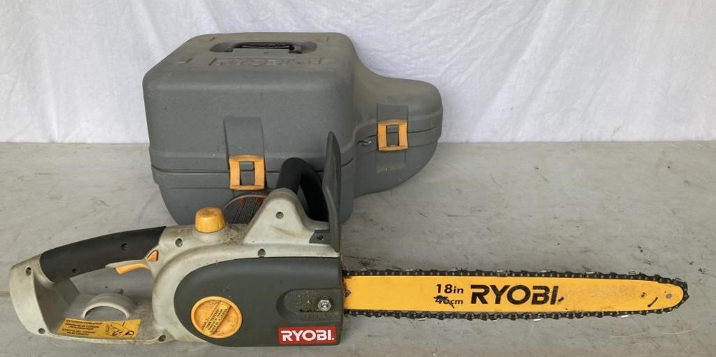 Ryobi Electric Chainsaw & Case