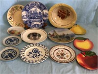 12 Collector Plates Lot England Germany