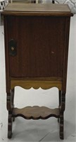 Vintage tobacco humidor cabinet measures 27 1