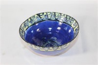 Janet Whaley Small Blue Bowl - Fish