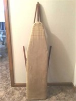 OLD WOODEN IRONING BOARD