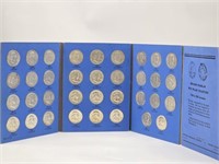 Franklin Silver Half Dollar Book Set 1948-63