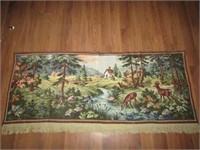 Deer Wall Tapestry 2' T x 5' W