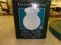Opal Globe Ceiling Light