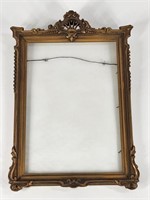ANTIQUE ORNATE GOLD PAINTED WOOD FRAME