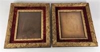 PAIR OF ANTIQUE TWIG TREE BANCH PICTURE FRAMES