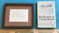 Tennyson Poem & Charley Russell Book