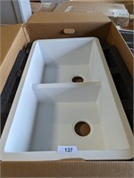 Karran White 32-1/2in. x 19in. Sink