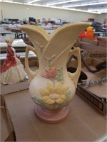 Hull pottery vase 11in