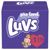 Size 1 Luvs Diapers, 116 Count