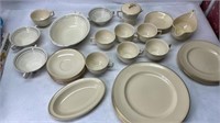 Johnson Grindley China Place Setting Cups Plates