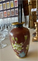 Chinese Ginger Cloisonné Enamel Vase