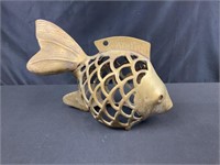 Brass Japanese Koi Fish Lantern