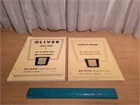 Oliver Tractor Original Parts Books