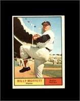 1961 Topps #16 Bill Muffett EX to EX-MT+