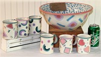 Bowls & Mugs Porcelain Elisa Kietzer Art Pottery