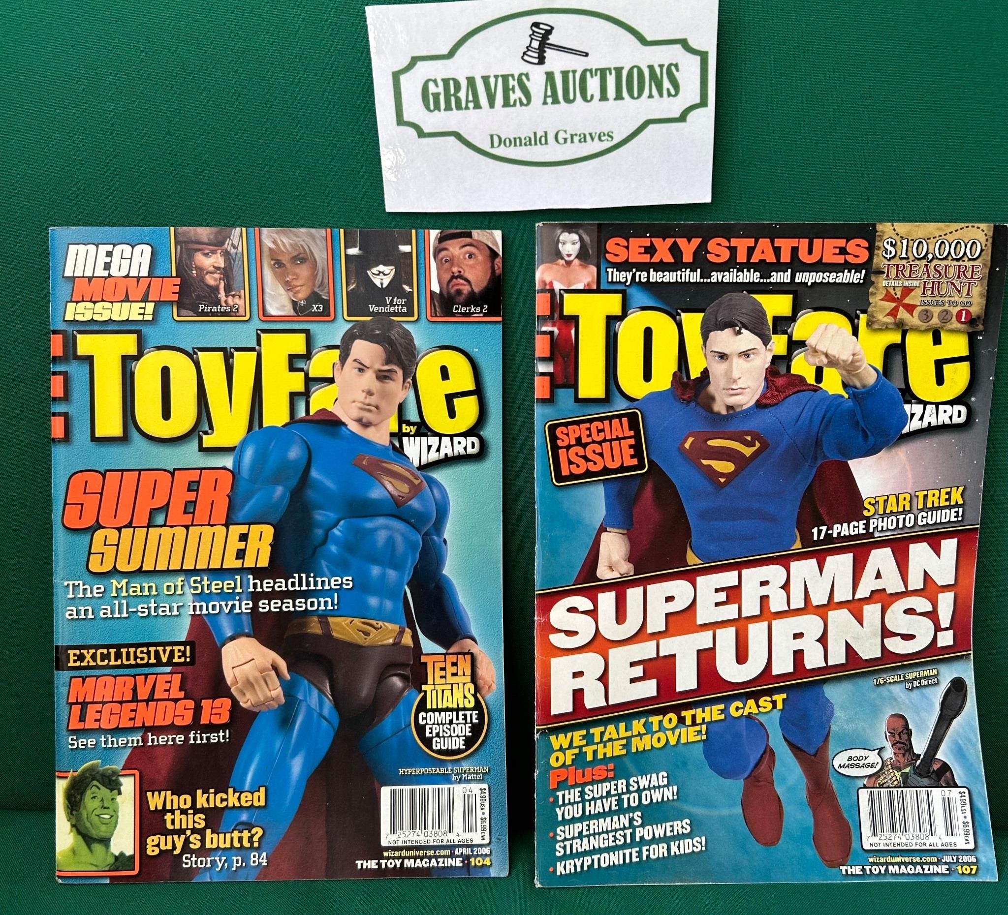 2 ToyFace Magazines excellent condition