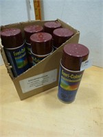 NEW Spray Paint Burgundy - 6 Cans