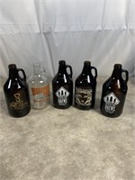 Local brewery half gallon glass bottles