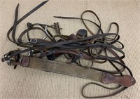 NICE LOT OF LEATHER BRIDLES