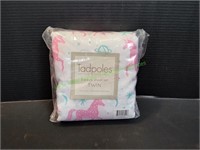 Tadpoles 3pc Sheet Set, Twin, Pink Unicorns