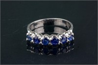 Sterling Silver 1.00ct Sapphire Ring CRV$490