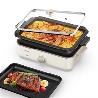 Calm-Do Electric Skillet Grill Combo