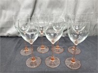 7 Piece Wine Glasses