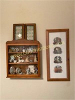 Wall Hanging Trinket Shelf w/ Trinkets and More