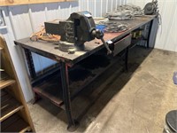 90" Steel Work Bench