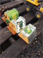 (3) JOHN DEERE BIRD HOUSES