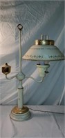 Vintage Tole Metal Desk Lamp