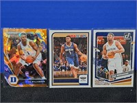 (3) Zion Williamson Basketball Cards