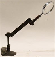 Industrial Magnifiying Glass Holder