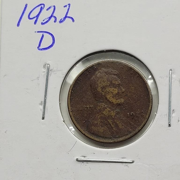 1922 D LINCOLN HEAD WHEAT PENNY