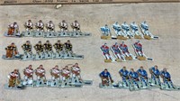 33 Metal Tabletop Hockey Player Figures