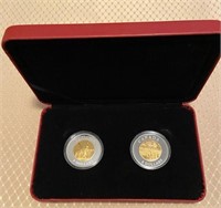 2 Coin Set – 2005 Chinese Railway Workers Set