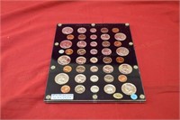 (8) Silver Proof Sets in frame 1958 to 1964