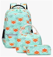 Kids Fox Backpack Set of 3