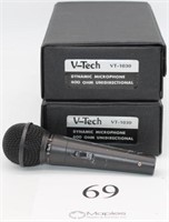 Microphones with stands-2 V-Tech Dynamic