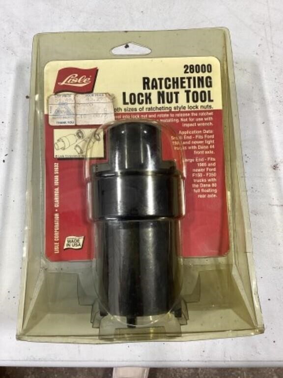 Ratching Lock Nut Tool
