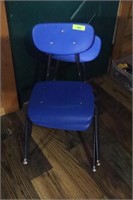 Pair of Stacking Children's Chairs