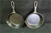 (2X) WAGNER  #5 CAST IRON SKILLET