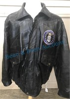 US Air Force Mens Leather Jacket Medium
