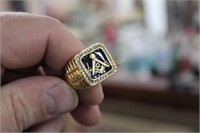 SIZE 14 MENS MASONIC RING