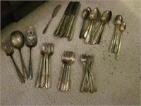 K629 - Silverplate Silverware Lot