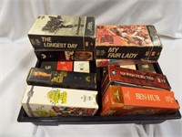 (14) VHS Movies - With Plastic Storage Container