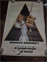 Vintage 1972 Clockwork Orange poster