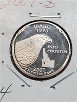 2007-S Clad Proof Washington State Quarter